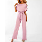 Marlowe | Women's Wide-Leg Jumpsuit | Tailored Fit, Adjustable Waist | Elegant