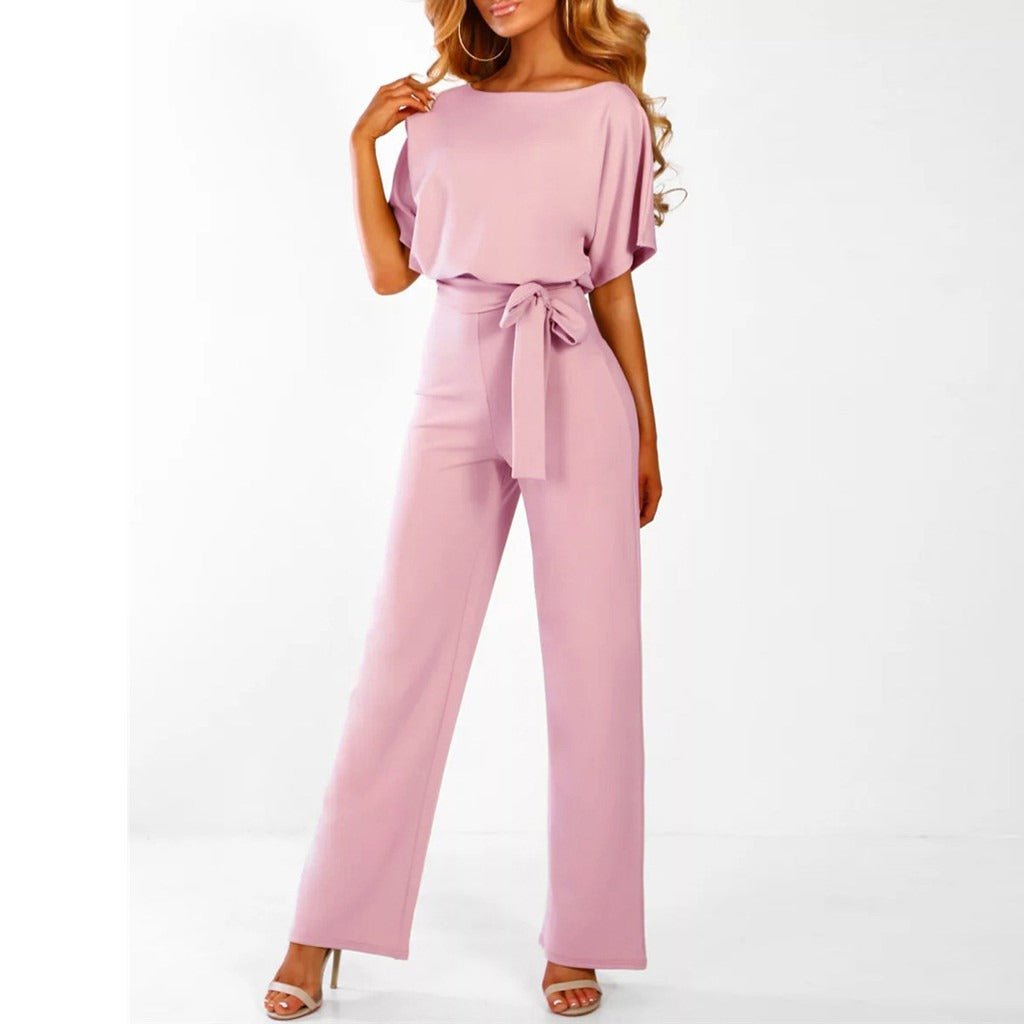 Marlowe | Women's Wide-Leg Jumpsuit | Tailored Fit, Adjustable Waist | Elegant
