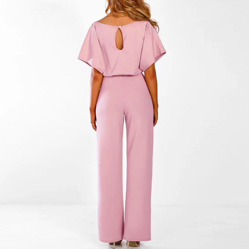 Marlowe | Women's Wide-Leg Jumpsuit | Tailored Fit, Adjustable Waist | Elegant