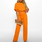Marlowe | Women's Wide-Leg Jumpsuit | Tailored Fit, Adjustable Waist | Elegant