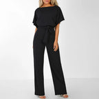 Marlowe | Women's Wide-Leg Jumpsuit | Tailored Fit, Adjustable Waist | Elegant
