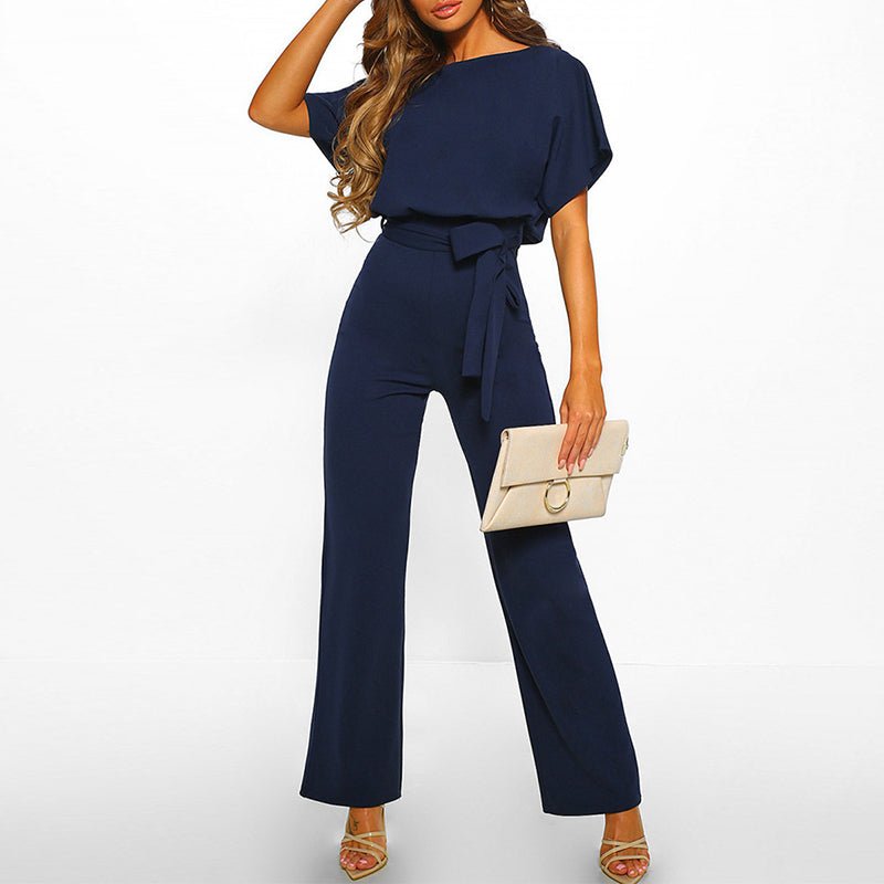 Marlowe | Women's Wide-Leg Jumpsuit | Tailored Fit, Adjustable Waist | Elegant