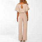 Marlowe | Women's Wide-Leg Jumpsuit | Tailored Fit, Adjustable Waist | Elegant