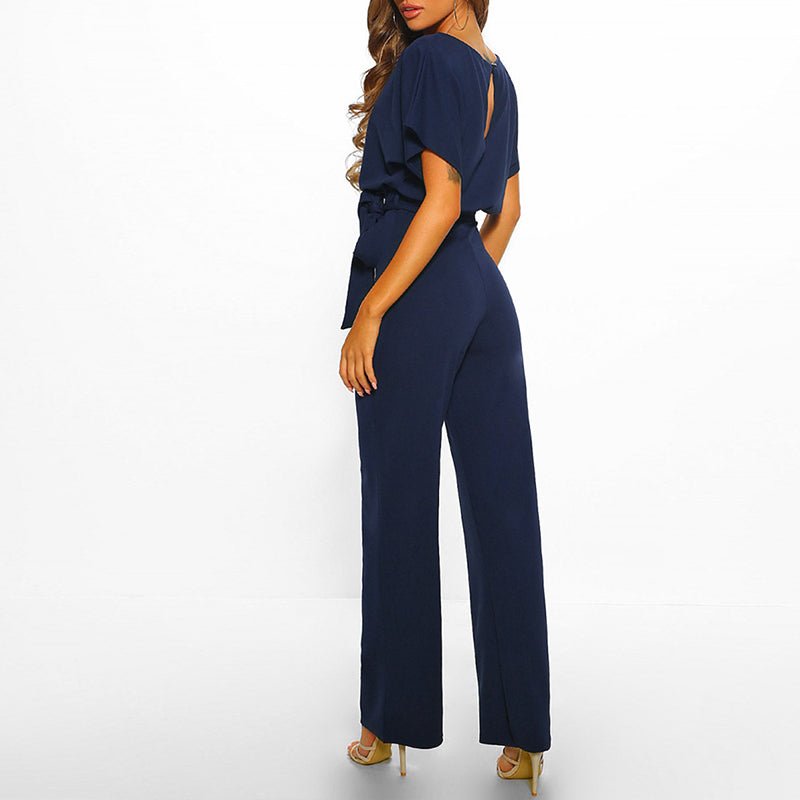 Marlowe | Women's Wide-Leg Jumpsuit | Tailored Fit, Adjustable Waist | Elegant