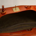 Maeve | Weekend Bag | Top Grain Leather, Spill-Resistant | Light Chocolate