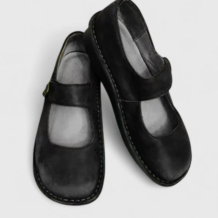 Valentina | Women Leather Mary Jane Orthopedic Shoes Wide Fit