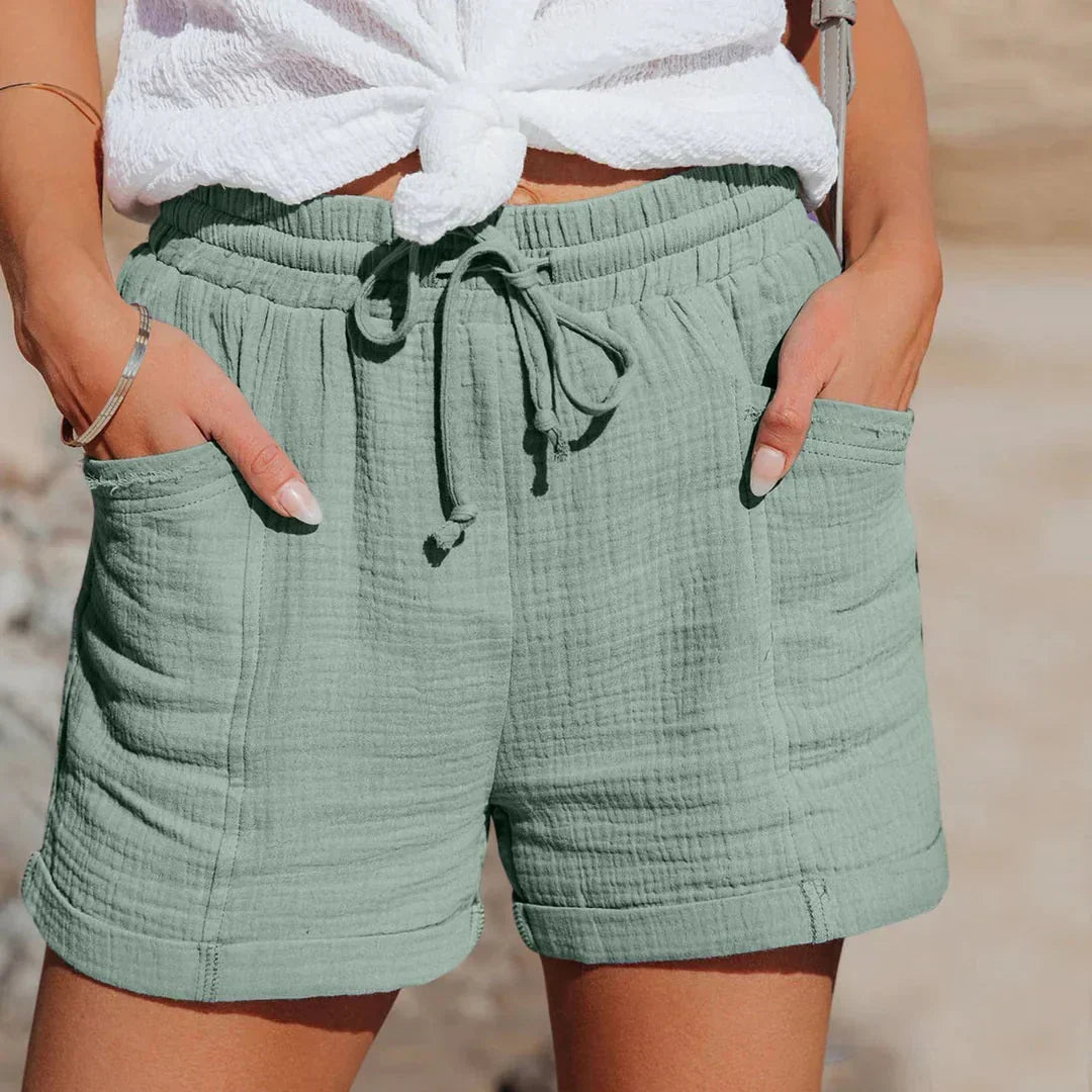 Women Shorts Loose Fit Lightweight Comfort Casual Pull On Bottoms