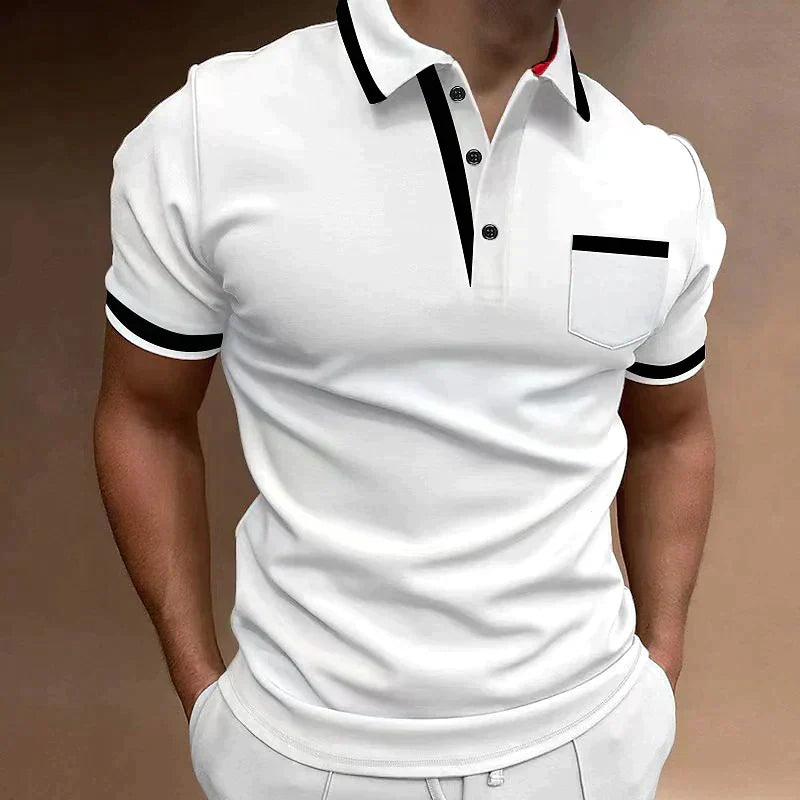 Ximena | Men's Polo Shirt | Classic Fit, Collared | Cotton Blend, Casual