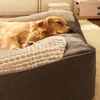 Nova | Orthopaedic Dog Bed | Memory Foam, Headrest, Large | Washable Cover
