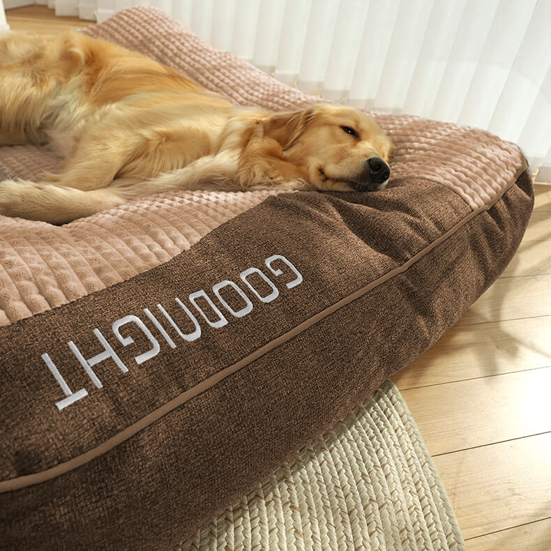 Nova | Orthopaedic Dog Bed | Memory Foam, Headrest, Large | Washable Cover
