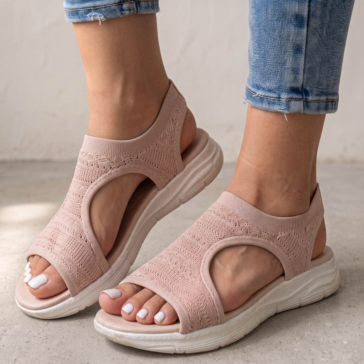 Orthopedic Sandals Women Plantar Fasciitis Arch Support Cushioned Insole