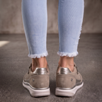 Orthopedic Shoes Women Platform Cushioned Rhinestone Embellished