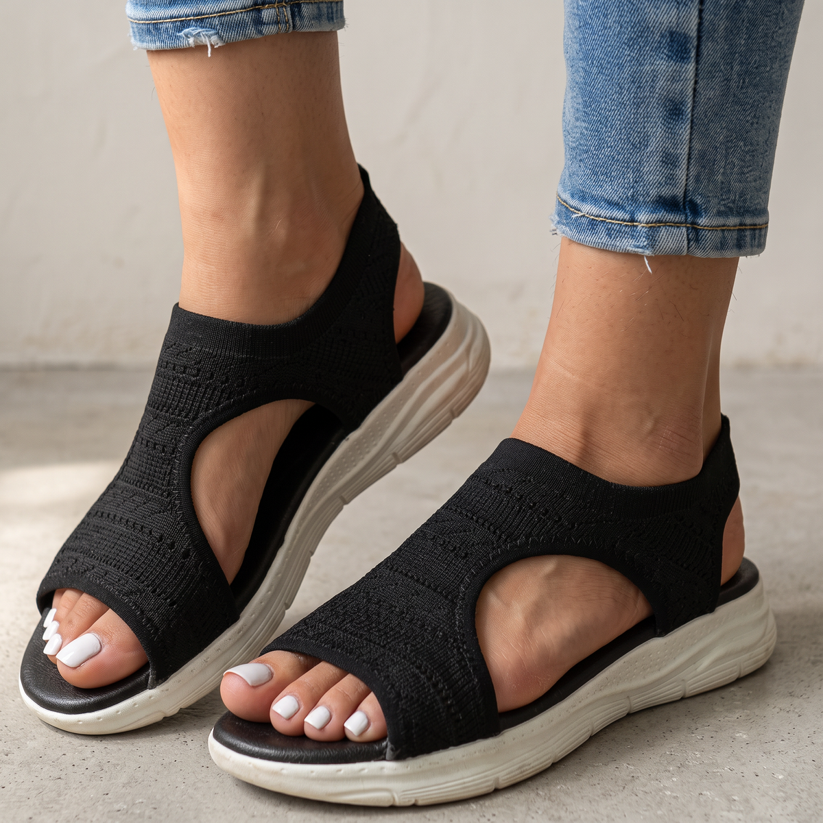 Orthopedic Sandals Women Plantar Fasciitis Arch Support Cushioned Insole