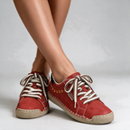 Orthopedic Shoes Women Suede Sneakers Cushioned Insole Fall Round Toe