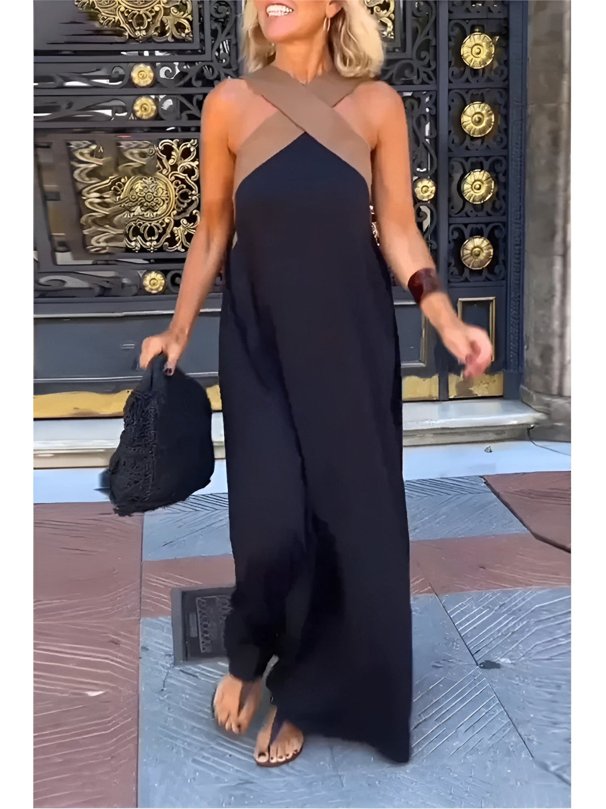 Zara | Women's Summer Dress | Cross-Back, Flowy | Lightweight, Beach