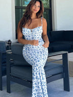 Floral Dress Women Maxi Romantic Summer | Soraya