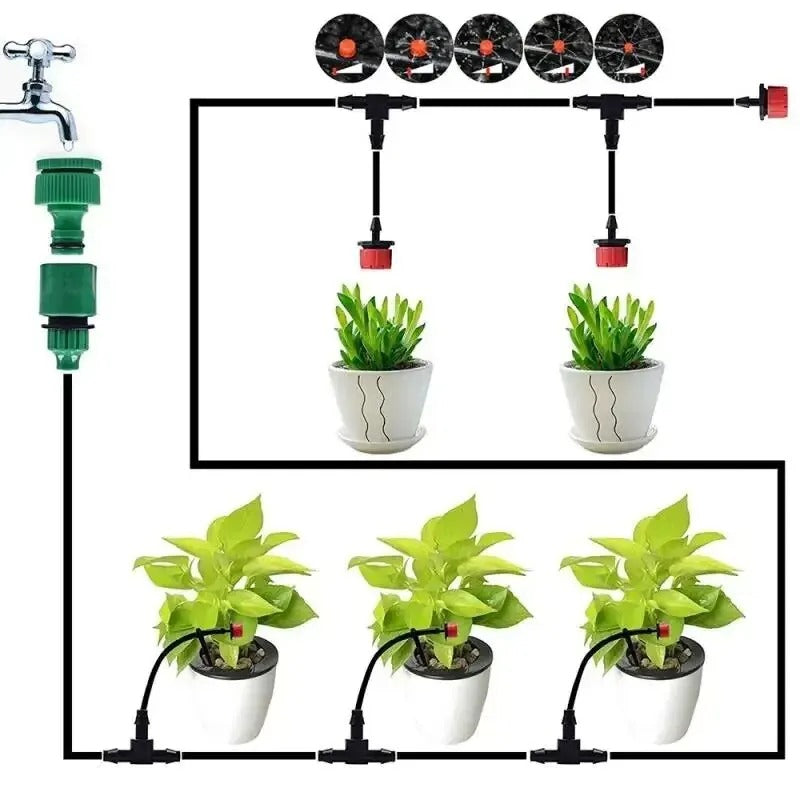 Automatic Drip Irrigation System Adjustable Sprinklers