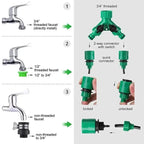 Automatic Drip Irrigation System Adjustable Sprinklers