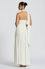 Linnea | Women's Maxi Dress | Strapless, Thigh Slit | Flowy, Formal