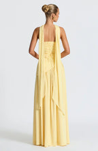 Linnea | Women's Maxi Dress | Strapless, Thigh Slit | Flowy, Formal