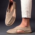 orthopedic slippers women | Suede Slip On Mules Cross Strap Breathable