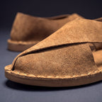 orthopedic slippers women | Suede Slip On Mules Cross Strap Breathable