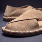 orthopedic slippers women | Suede Slip On Mules Cross Strap Breathable