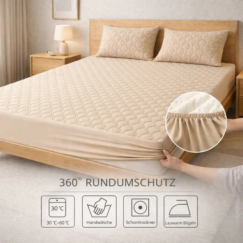 Aria | Waterproof Mattress Protector | Breathable, Machine Washable | All Sizes