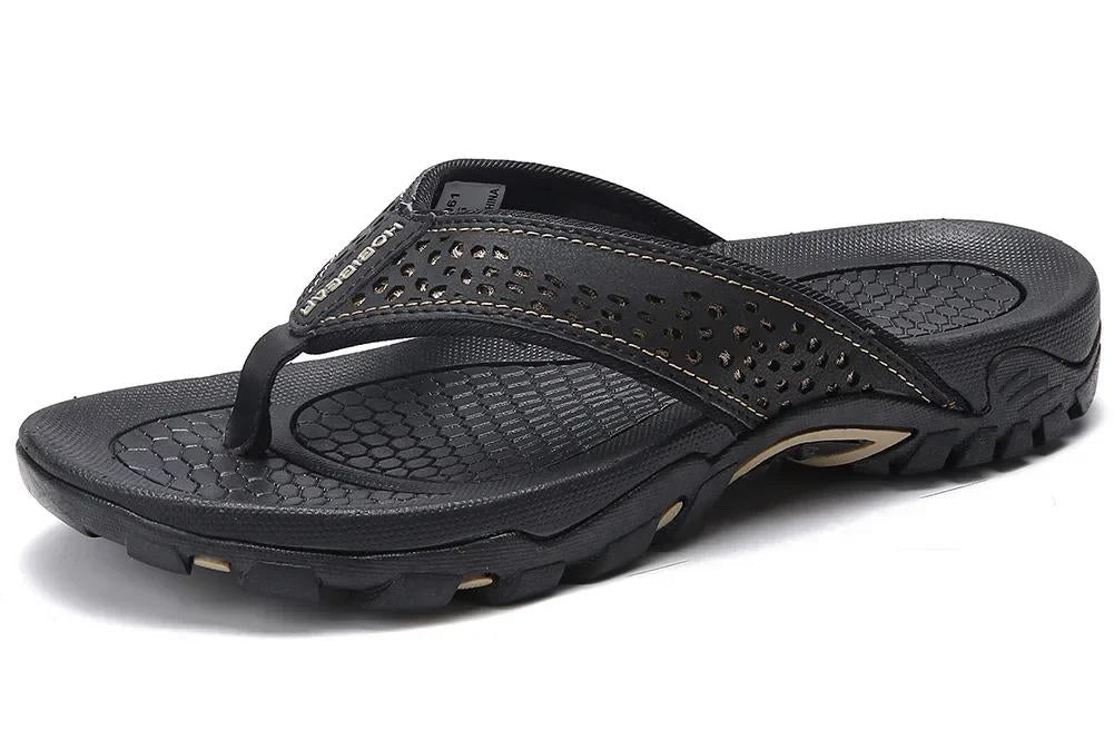 Vera | Men's Flip Flops | Arch Support, Wide Platform, Non-Slip