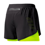 Mens Shorts 2 in 1 Running Liner Lightweight Phone Pocket