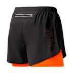 Mens Shorts 2 in 1 Running Liner Lightweight Phone Pocket