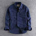 Rhea | Men's Utility Shirt | Casual, Multi-Pocket, Slim Fit