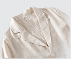 Men Linen Overshirt Cotton Blend Lightweight Casual Chest Pocket