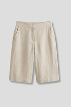 Women Shorts Casual Cotton Blend High Waist Regular Fit