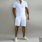 Romilly | Men's Summer Set | Polo & Shorts | Breathable, Casual