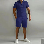 Romilly | Men's Summer Set | Polo & Shorts | Breathable, Casual