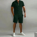 Romilly | Men's Summer Set | Polo & Shorts | Breathable, Casual