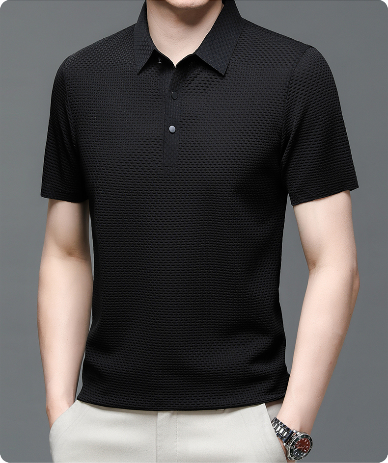 Linnea | Men's Mesh Polo Shirt | Short Sleeve, Breathable | Summer