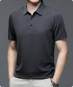 Linnea | Men's Mesh Polo Shirt | Short Sleeve, Breathable | Summer