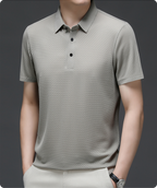 Linnea | Men's Mesh Polo Shirt | Short Sleeve, Breathable | Summer