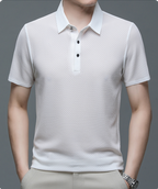 Linnea | Men's Mesh Polo Shirt | Short Sleeve, Breathable | Summer