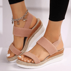 Nova | Platform Sandals | Women's Orthopedic, Elastic Strap | Lightweight