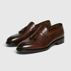 Mens Leather Tassel Loafers | Slip-On Elegant Dress Shoes