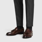 Mens Leather Tassel Loafers | Slip-On Elegant Dress Shoes