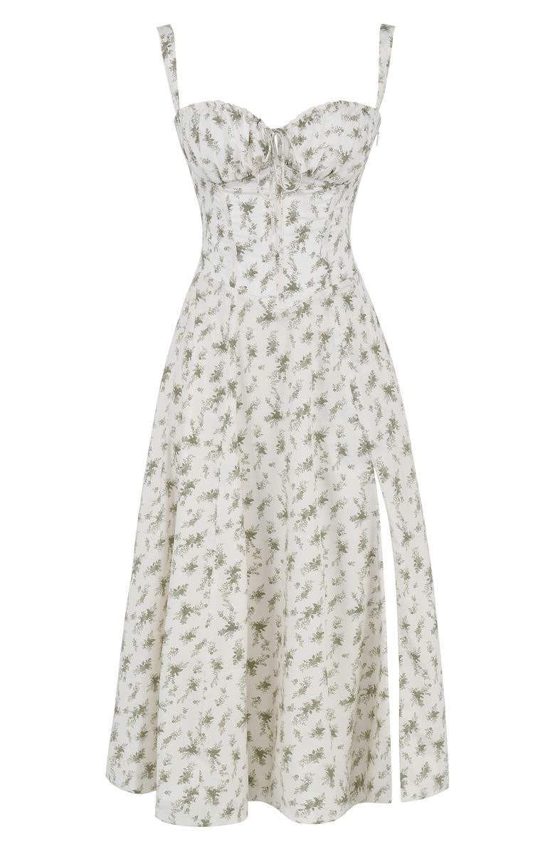 Cassia | Women's Bodycon Dress | Bustier, Waist-Defining | Slim Fit, Midi