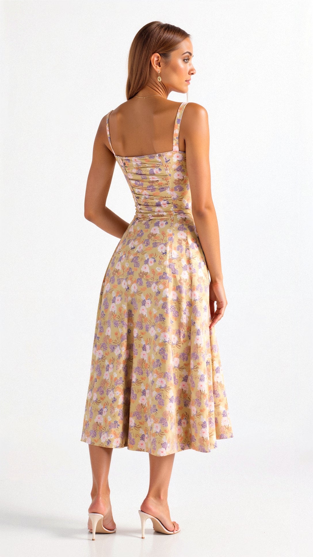 Cassia | Women's Bodycon Dress | Bustier, Waist-Defining | Slim Fit, Midi