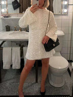 Sequin Dress Women Sparkly Glitter Evening Wear Shimmer Finish