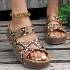 Juno | Platform Slide Sandals | Women's Orthopedic, Slip-On | Summer