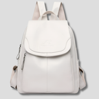 Faline | Women's Anti-Theft Leather Backpack | Embossed Detail