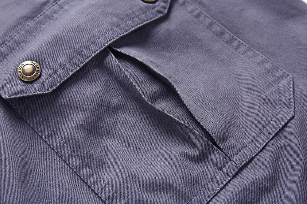 Men Cargo Shorts Zip Pockets